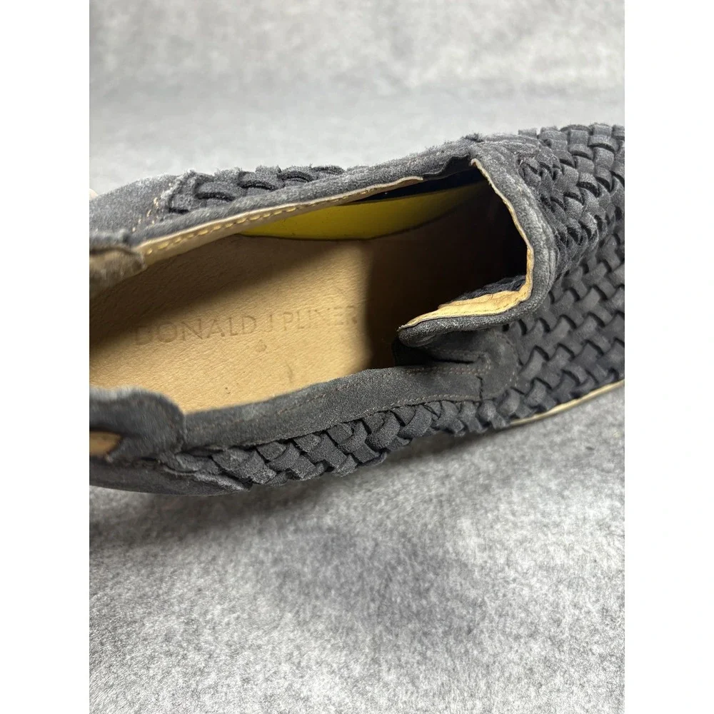 Donald J‎ Pliner Karter3-FL Slip On 11M Charcoal Woven Suede